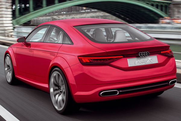 Audi TT Sportback Concept Heck Seitenansicht