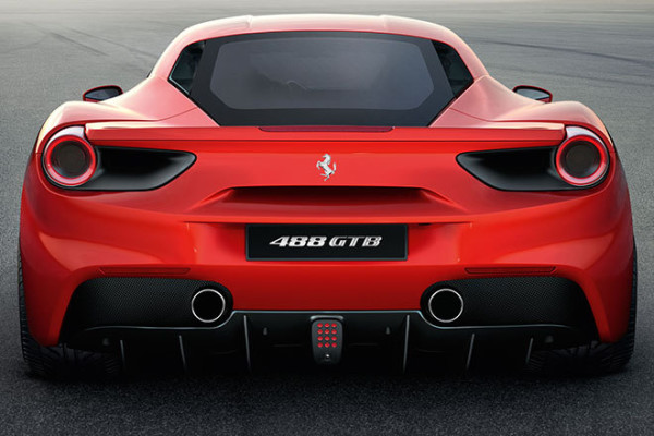 Ferrari 488 GTB Heck