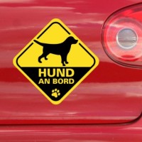 Hund an Bord Sticker