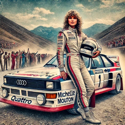 Michelle Mouton Audi Quattro Rallye Fahrerin